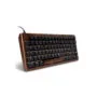 Sharkoon SKILLER SGK50 S3 Wood PBT holz schwarz UK-Layout Gateron G Pro 3.0