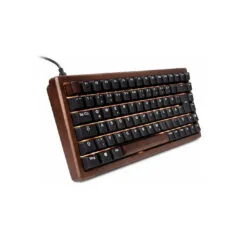 Sharkoon SKILLER SGK50 S3 Wood PBT holz schwarz US-Layout Gateron G Pro 3.0