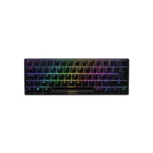 Sharkoon SKILLER SGK50 S4 - 60% Mechanical Gaming Keyboard, Kailh Red, French AZERTY, Black, RGB, USB-C, 32KB