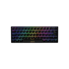 Sharkoon SKILLER SGK50 S4 - 60% Mechanical Gaming Keyboard, Kailh Red, French AZERTY, Black, RGB, USB-C, 32KB