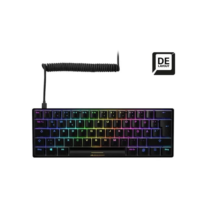 Sharkoon SKILLER SGK50S4 Gaming Keyboard - SGK50S4 - Black-Brown, DE layout — image 2