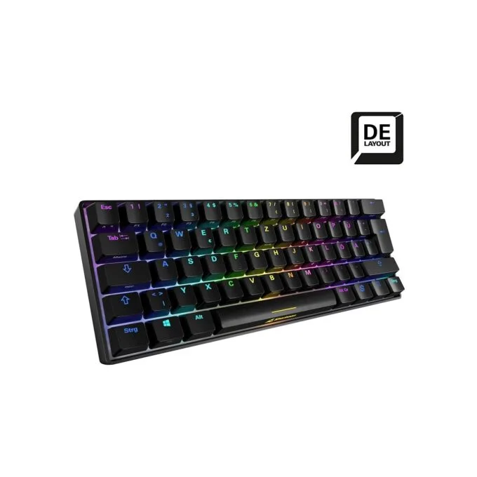 Sharkoon SKILLER SGK50S4 Gaming Keyboard - SGK50S4 - Black-Brown, DE layout — image 3