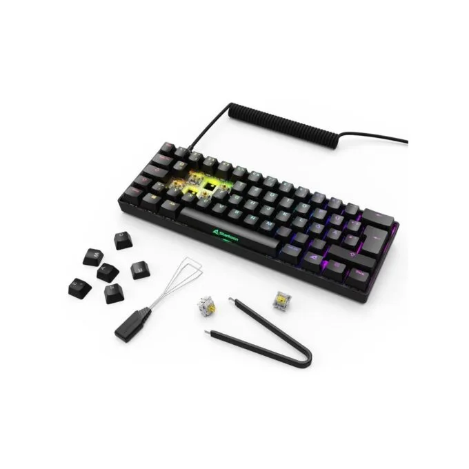 Sharkoon Skiller SGK50S4 Gen2 Keyboard - SGK50S4 Gen2 - Black-Yellow D — image 8