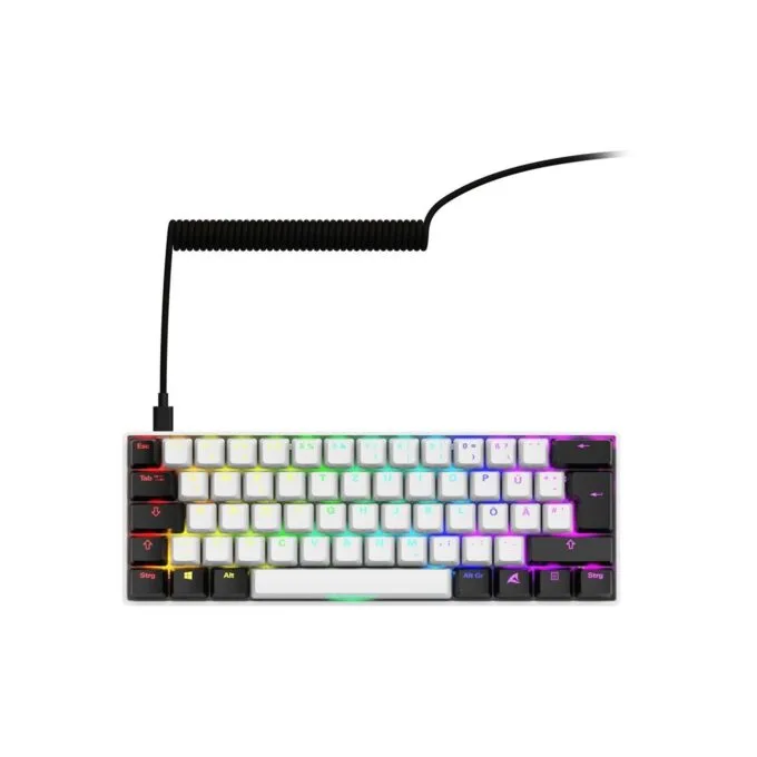 Sharkoon Skiller SGK50S4 Gen2 - SGK50S4 Gen2 - White-Yellow DE — image 2