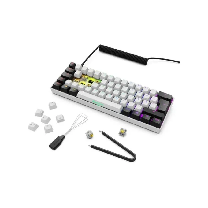 Sharkoon Skiller SGK50S4 Gen2 - SGK50S4 Gen2 - White-Yellow DE — image 8