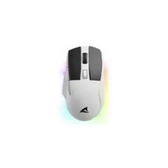Sharkoon Skiller SGM50W White Gaming Mouse 6400 DPI RGB Dock