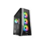 Sharkoon TG7M RGB Mid-Tower PC Case - Black, E-ATX/ATX/mATX/Mini-ITX, Tempered Glass, ARGB Fans, USB-C