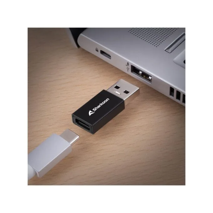 Sharkoon USB 3.2 Gen 1 Adapter - OfficePal - Black — image 3