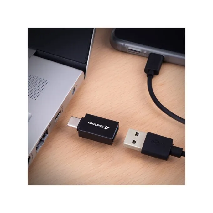 Sharkoon USB 3.2 Gen 1 Adapter - OfficePal - Black — image 5