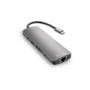 Sharkoon USB-C Combo Adapter - HDMI, RJ-45, 3x USB-A + 1x USB-C, 5 Gbit/s, Grey