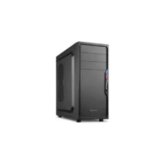 Sharkoon VS4-V Mid Tower PC Case - Black, ATX/mATX/Mini-ITX, 385mm GPU, 160mm CPU Cooler