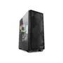 Sharkoon VS8 RGB - Mid Tower PC Case - Black, Tempered Glass Side Panel, ATX/mATX/Mini-ITX, USB-C