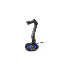 Sharkoon X-Rest 7.1 Headset Stand - Active Headphone Holder - Black, USB-powered