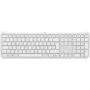 SIGNATURE SLIM WIRELESS K950 - K950 - White, Full-size (100%), 2.4 GHz + Bluetooth, Scissor key switch