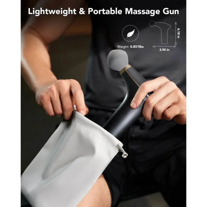 SKG Body Gun Massager - FS700 - 600-3200 RPM & LED Display — image 8
