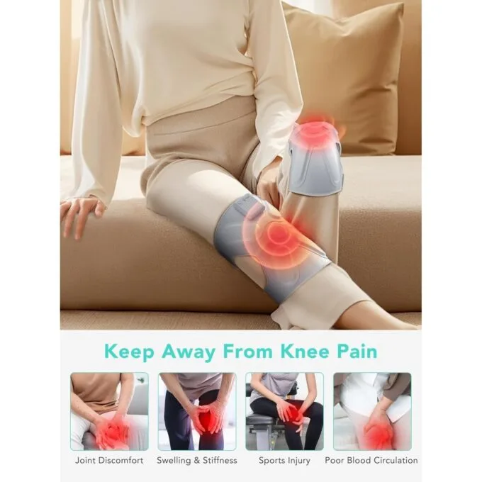 SKG Knee Massager - W3 Pro - Vibration & Heat Knee Massager — image 9