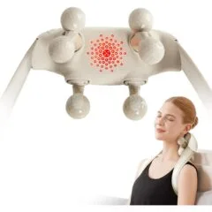 SKG Neck & Shoulder Massager - H7-Ultra - with White Massage Heads
