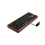 SKILLER SGK50 S4 Gen2 Wood PBT(holz schwarz. ES-Layout. Gateron G Pro 3.0 Yellow)