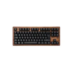 SKILLER SGK50 S4 Gen2 Wood PBT(holz schwarz. IT-Layout. Gateron G Pro 3.0 Yellow)