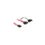 Slim SATA 13-Pin to 7-Pin + 15 Pin Adapter Cable - 13-Pin to 7-Pin + 15 Pin