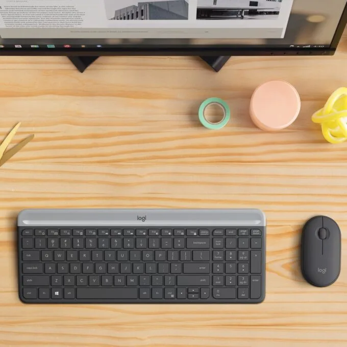 SLIM WRLS KEYBOARD MOUSE COMBO - MK470 - Graphite, AZERTY, 2.4 GHz RF Wireless — image 17