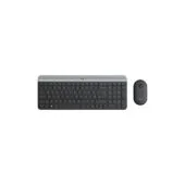 SLIM WRLS KEYBOARD MOUSE COMBO - MK470 - Graphite, AZERTY, 2.4 GHz RF Wireless