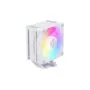 Snowman MT6-V4D-ARGB White CPU Air Cooler - 6 Heatpipes 120mm PWM ARGB Fan TDP 240W