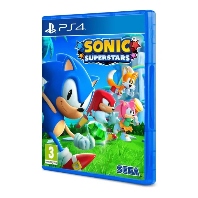 Sonic Superstars - PS4 - Physical Disc, Pre-Order Bonus LEGO Eggman, Reversible Cover — image 2