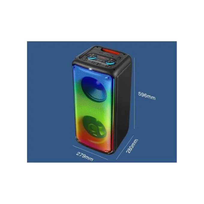 SonicGear 2 x 8'' Portable Karaoke Speaker with Voice Changer - AudioXPro800HD - 2 x Wireless Microphones included — image 14