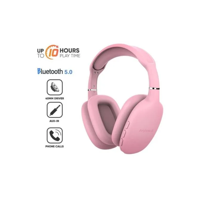 SonicGear - Airphone 6 - Bluetooth Headphones Pink — image 2