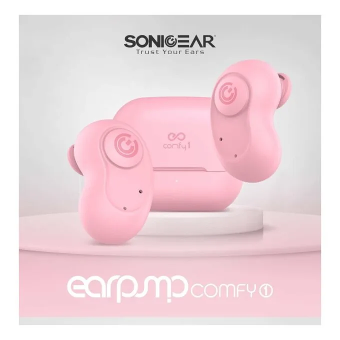 SonicGear EARPUMP - COMFY1 - TWS IPX5 Earphones Black — image 5
