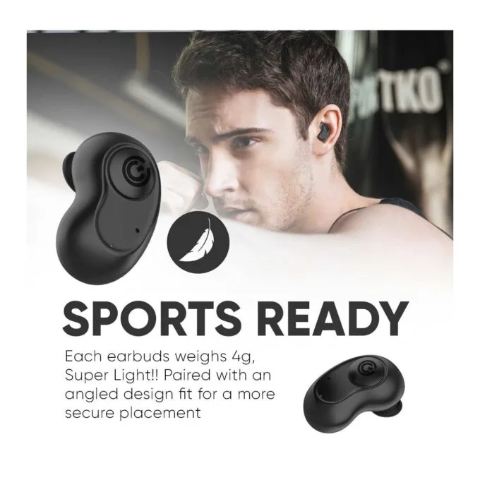 SonicGear EARPUMP Earphones - COMFY1 - TWS IPX5 Pink — image 10