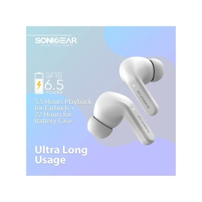 SonicGear EARPUMP TWS - 12 - ANC Sweatproof Earphones Black — image 4