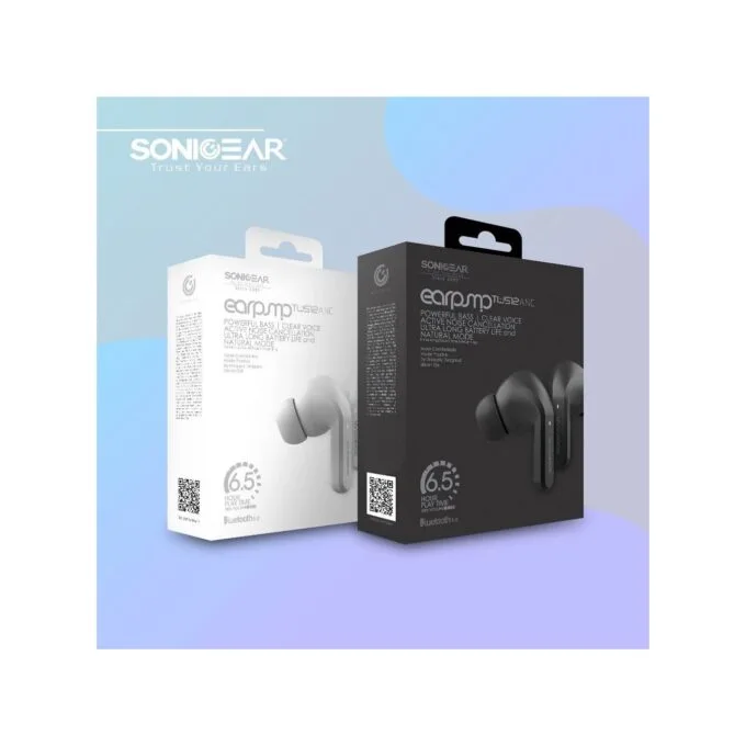 SonicGear EARPUMP TWS - 12 - ANC Sweatproof Earphones Black — image 8