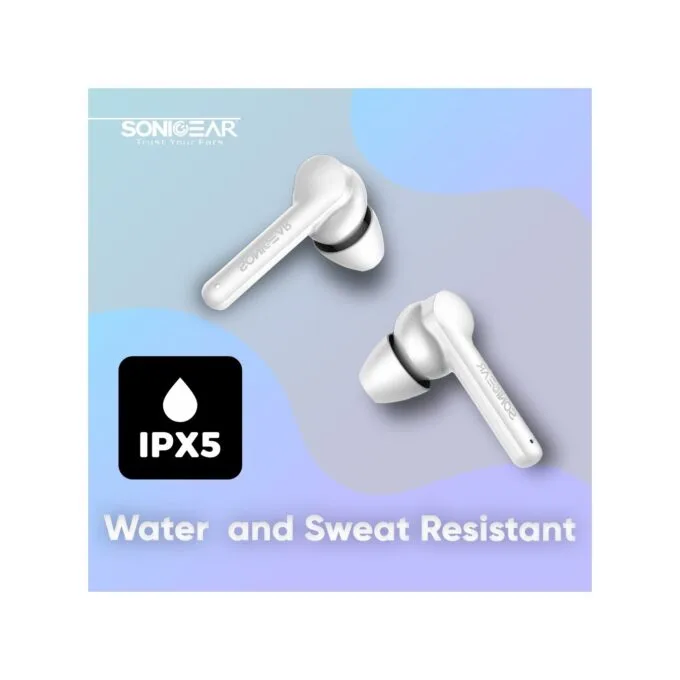 SonicGear EARPUMP - TWS 5 PRO - IPX5 Earphones Black — image 6