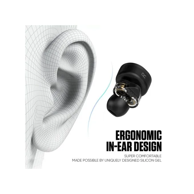 SonicGear HYPERBASS Earphones - TWS 7 - Dual Driver, Sweatproof, Black — image 11