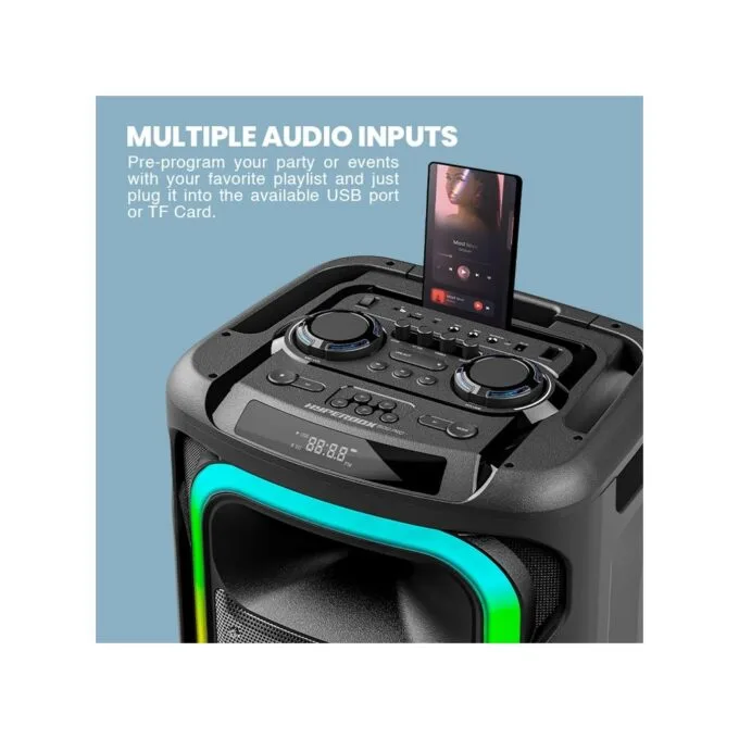 SonicGear HYPERBOX - 1500 Pro - 15'' Portable Karaoke Speaker 240W BT USB 2x Wireless Mics — image 7