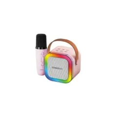SonicGear IOX Karaoke Portable Speaker - K200 - BT & Wireless Mic Pink