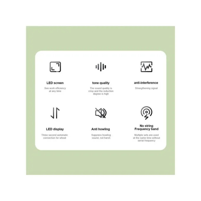 SonicGear Microphone Wireless 2xHandsets - WM 3000UL - DUAL Obsidian — image 13