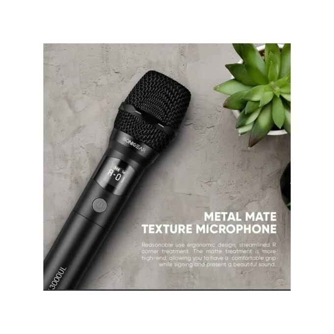 SonicGear Microphone Wireless 2xHandsets - WM 3000UL - DUAL Obsidian — image 8