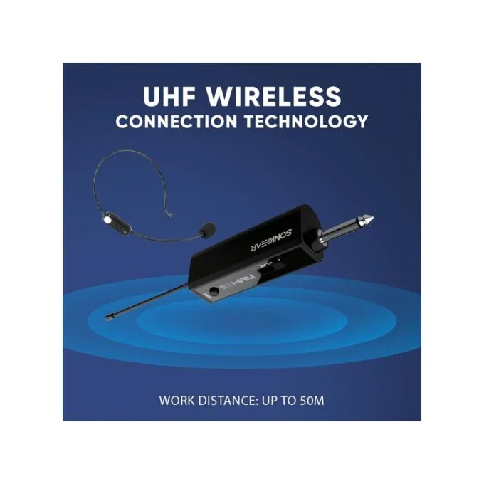 SonicGear Microphone Wireless 2xHeadsets - WMH 100 UL DUAL - Wireless, 2xHeadsets — image 3