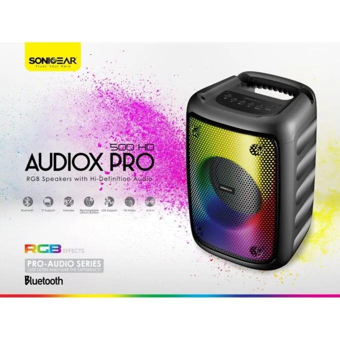 SonicGear Portable Bluetooth Speakers - AudioXPro500HD - Portable Bluetooth Speakers — image 8