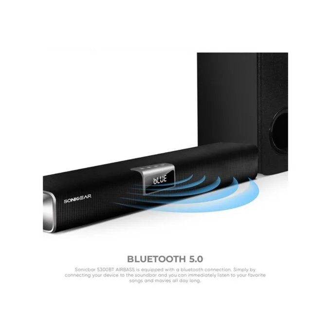 SonicGear SONICBAR - 5300BT - 140W Soundbar with Wireless SubWoofer BT & HDMI — image 2