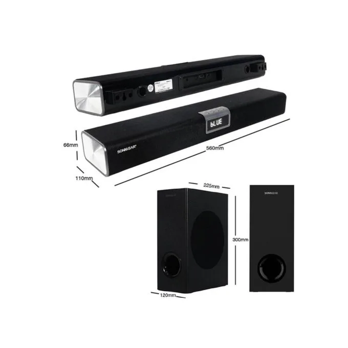 SonicGear SONICBAR - 5300BT - 140W Soundbar with Wireless SubWoofer BT & HDMI — image 7
