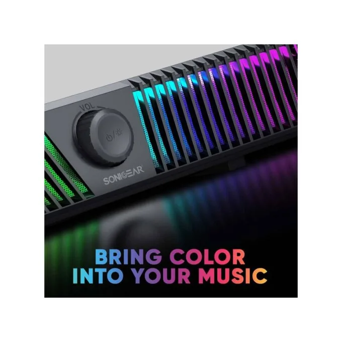 SonicGear Soundbar - iOX Bar III - BT RGB Black — image 3