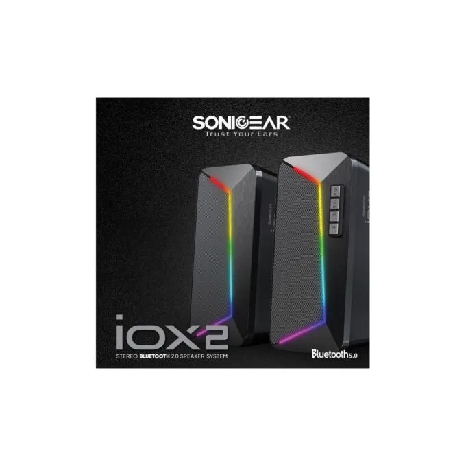 SonicGear Stereo Bluetooth PC Speakers - IOX 2 - Stereo Bluetooth PC Speakers — image 4