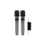 SonicGear WM2200UL - DUAL Gray 2 x Wireless 2.4GHz Rechargeable Microphone Handsets with LED Display