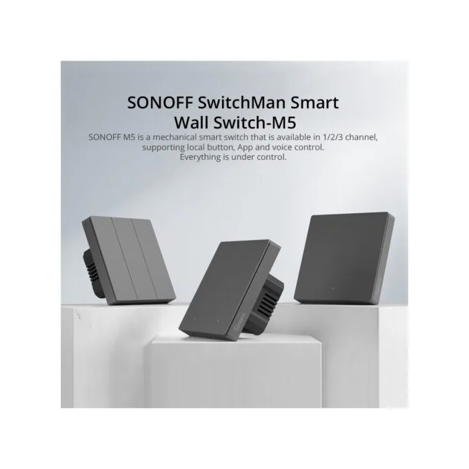 Sonoff UK 3C WiFi Smart Wall Mechanical Switch - M5 - WiFi — image 2