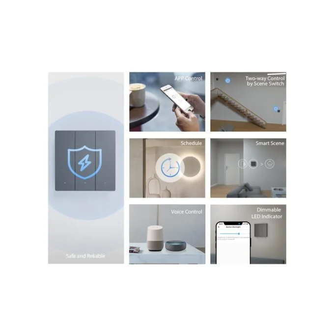 Sonoff UK 3C WiFi Smart Wall Mechanical Switch - M5 - WiFi — image 4