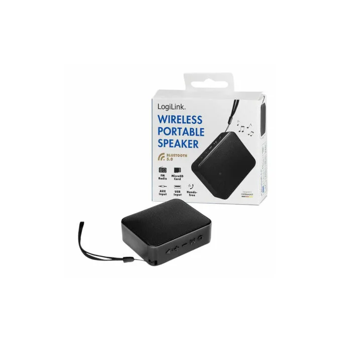 SP0057 COMPACT SPEAKER MOBILE BT BLACK LOGILINK — image 1